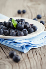 Fresh blueberries