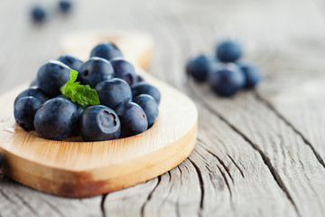 Fresh blueberries