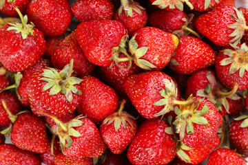 Strawberries berry background