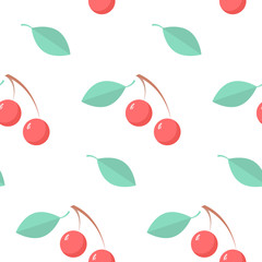 seamless pattern with cherries