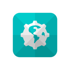 Fototapeta premium Modern App Button