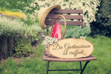 Die Gartensaison ist eröffnet