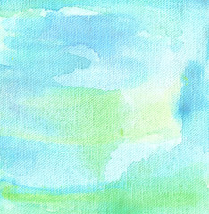 Fototapeta premium blue watercolor background abstraction