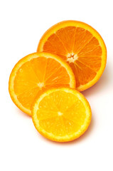 Fototapeta na wymiar Whole orange fruit
