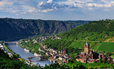 Cochem on the Moselle in Germany
