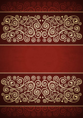 Vintage floral background