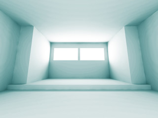 Futuristic Architecture Design Interior Room Background