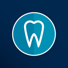 icon toothache vector sign line clinic symbol whitening