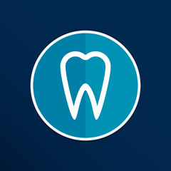 icon toothache vector sign line clinic symbol whitening