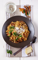 risotto with mushrooms