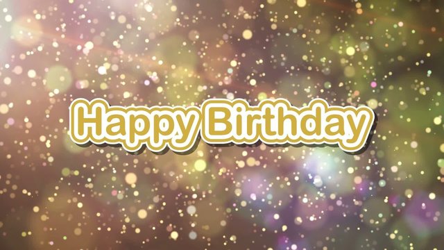 Happy Birthday - Buntes Konfetti