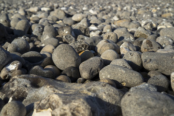 Galets sur une plage