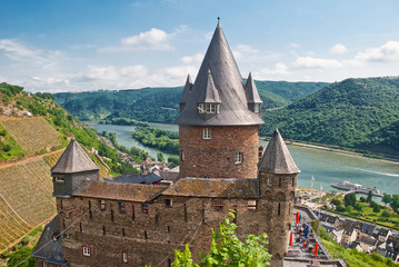 Burg Stahleck über Bacharach am Rhein