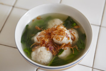 Fish ball soup