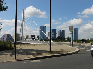 Fototapeta premium Nantes - Le pont Eric Tabarly 