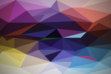 Colorful polygon Abstract background