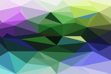 Colorful polygon Abstract background