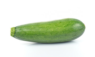 zucchini on white background