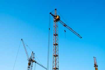 The construction crane