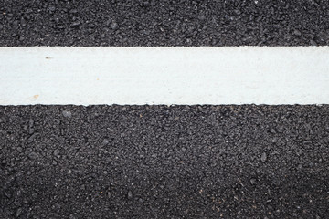Fototapeta premium asphalt road texture with white stripe