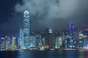 Obraz na płótnie Canvas Victoria Harbor of Hong Kong