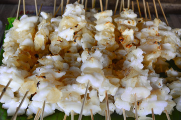 grilled squid's egg