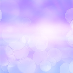 Blue elegant abstract background with bokeh lights.