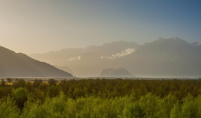 Obraz premium Idyllic Mountain Valley