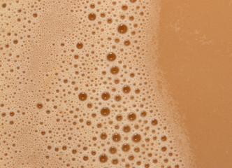 foam coffee with cream as a background