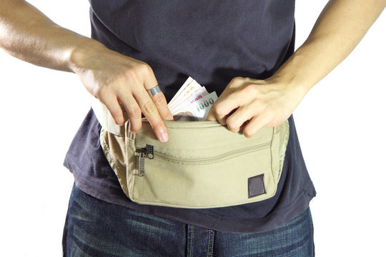 Take Money From Waist Belt Bag