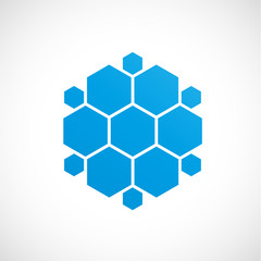 logo business bleu design