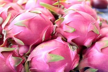 Dragon fruit in the market