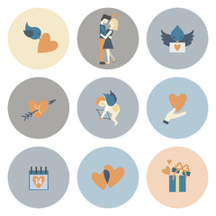 Happy Valentines Day Icons