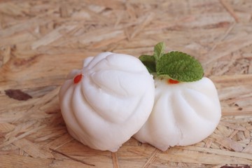 steamed pork buns, chinese dim sum.