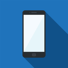 Flat design vector mobile phone icon, EPS10