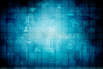 Digital Abstract business background