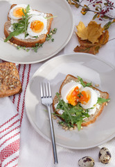 sandwiches with eggs