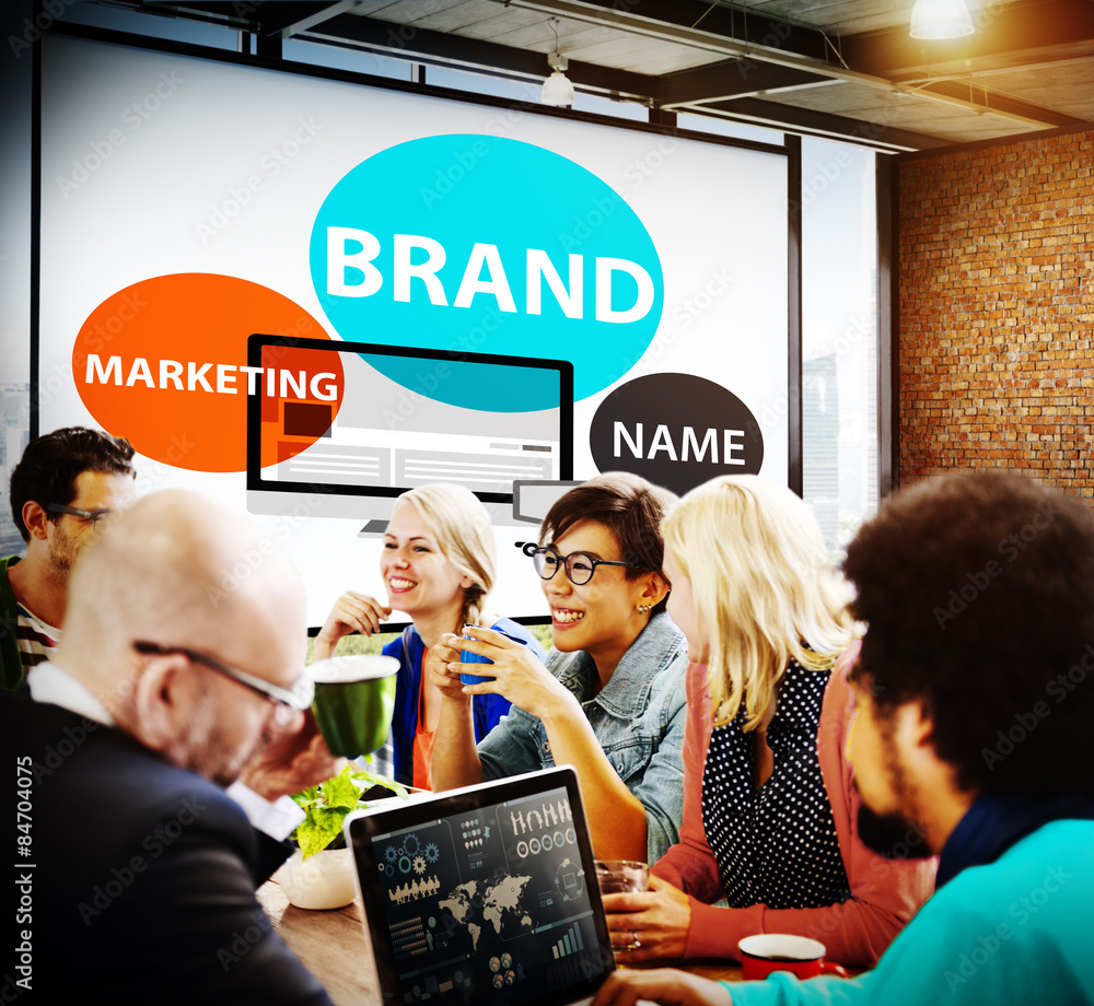 Sticker brand branding advertising marketing commerce concept - Stickers