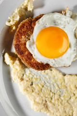 Cutlet and egg