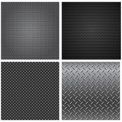 Metal Textures Seamless Patterns  © Giraphics