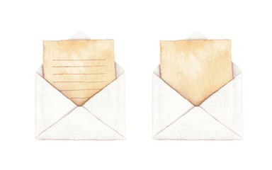 Set envelope with a letter