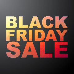 Black Friday low poly effect vector