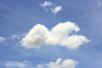 Obraz na płótnie Canvas blue sky and white cloud