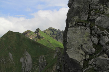 Naklejka premium crêtes du Sancy, Auvergne