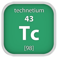 Technetium material sign