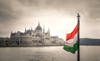 Naklejka premium Parlament w Budapeszcie