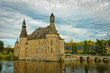 Obraz premium Castle of Jehay, Liege, Belgium