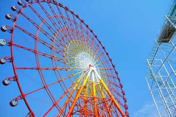 青空と観覧車