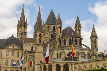 Fototapeta premium L'Abbaye-aux-Hommes de Caen ( Calvados, Basse-Normandie )