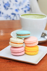 Colorful macaroons